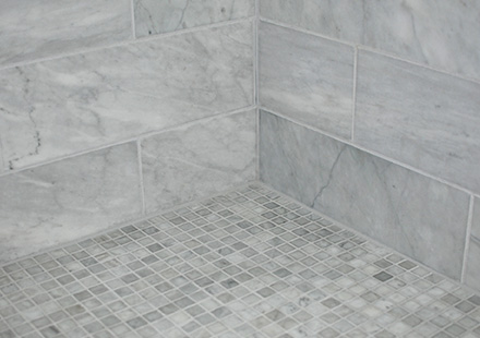 New home-Cleaning white grey ceramic shower tiles? Tried pinesol on a rag  but didn't like and am worried it'll discolor it & ruin the grout :  r/CleaningTips