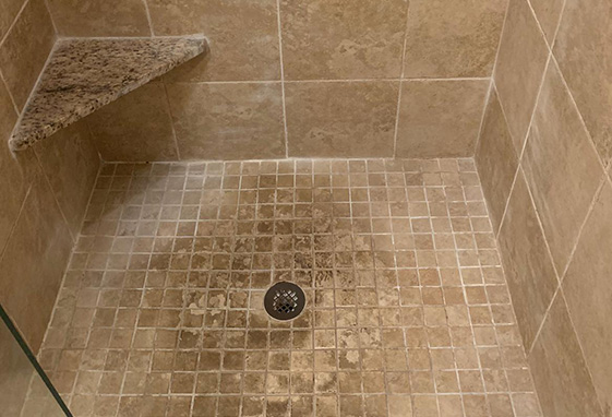 Residential Tile and Grout Cleaning and Sealing before