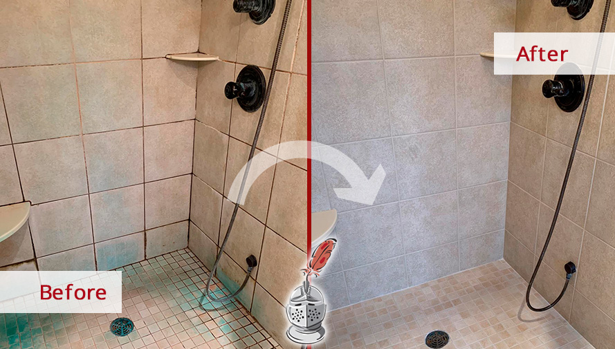 Shower Successfully Restored by Our Professional Tile and Grout Cleaners in Flemington, NJ