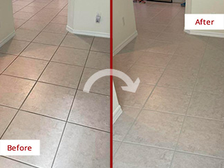 Floor Restored by Our Tile and Grout Cleaners in Somerset, NJ