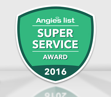 Super Service Award 2016 from Angies List Earned by Sir Grout Bucks, PA