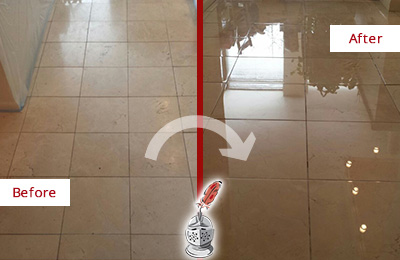 Residential Marble Honing And Polishing Sir Grout Bucks